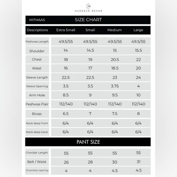 HUSSAIN REHAR PAKISTANI AUTHENTIC DESIGNER DRESS READY TO WEAR 2024 PRET 3 PIECE - Picture 10 of 16